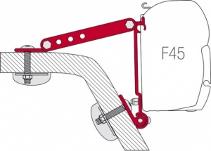 Fiamma F45 Awning Adapter Kit - Kit Wall Adapter